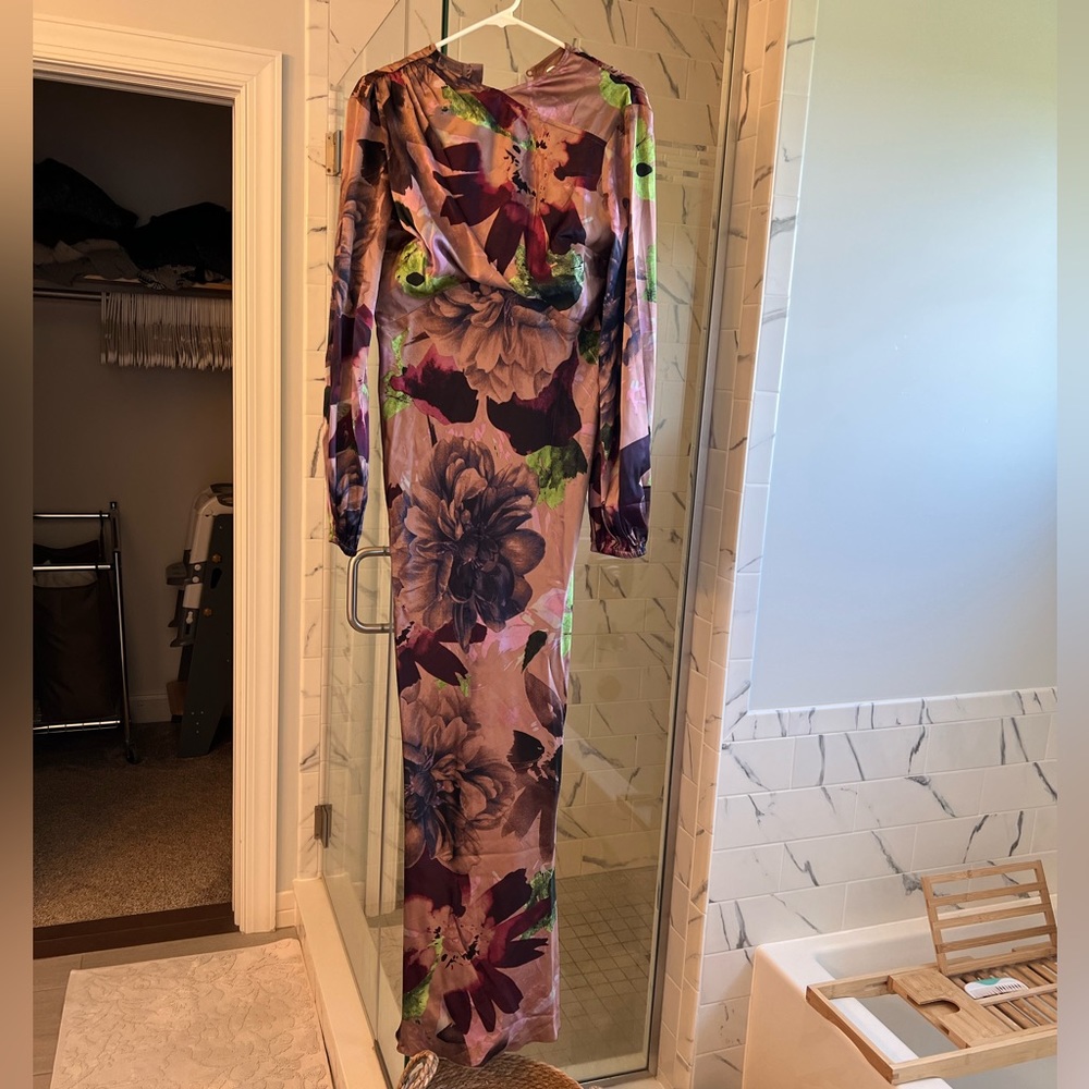 ASOS Purple Floral Dress